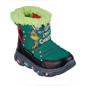 Dr Seuss Hypno-Flash Too Late To Be Good Adjustable Strap Light-Up Winter Boots
