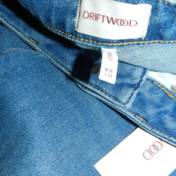 Driftwood Kelly Embroidered Floral Flared Jeans NEW/NWT!