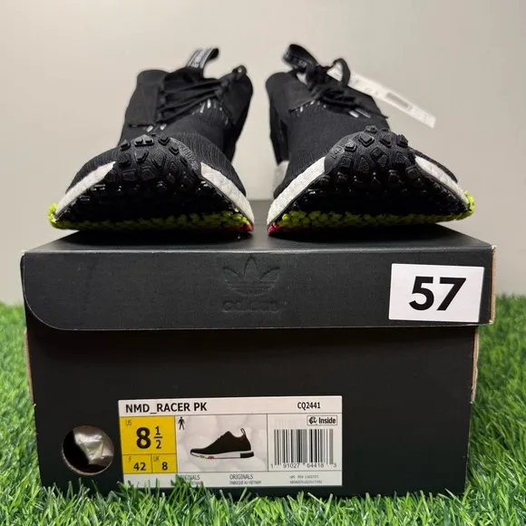 DS NEW Adidas NMD Racer PK Primeknit Black