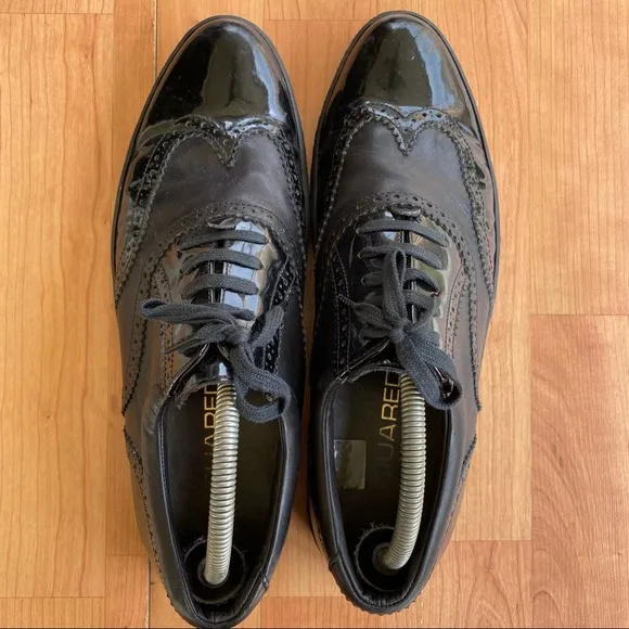 DSQUARED2 Made In Italy Men's Black Dress Shoes Size 9.5
