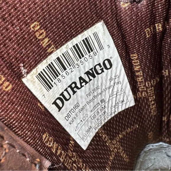 Durango Lil' Rebel Flag Western Boots