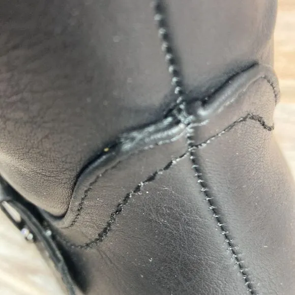 EASY STREET Jewel Plus Black Riding Boots