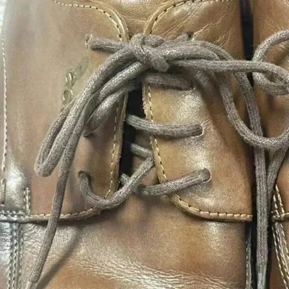 Ecco Brown Dress Shoes Oxford Lace Up Mens Size 13(13.5), EU 47