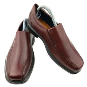 Ecco Helsinki Cognac Leather Men's Dress Shoes Slip-Ons Size 39