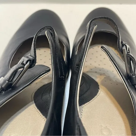 ECCO MARY JANE PUMPS BLACK SIZE 41 (10)