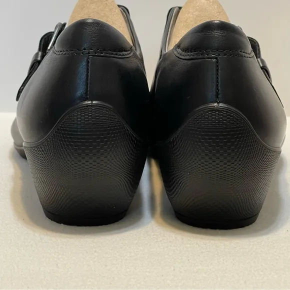 ECCO MARY JANE PUMPS BLACK SIZE 41 (10)