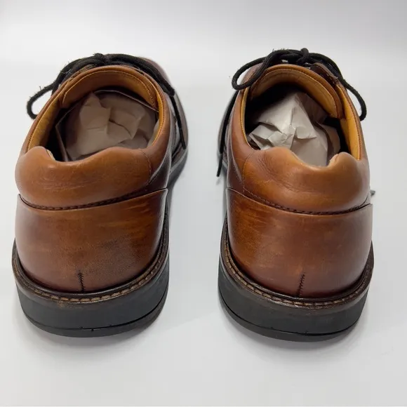 ECCO Mens Shoes EU Size 43 US 9 Tan Brown Dress Formal Shoes