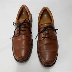 ECCO Mens Shoes EU Size 43 US 9 Tan Brown Dress Formal Shoes