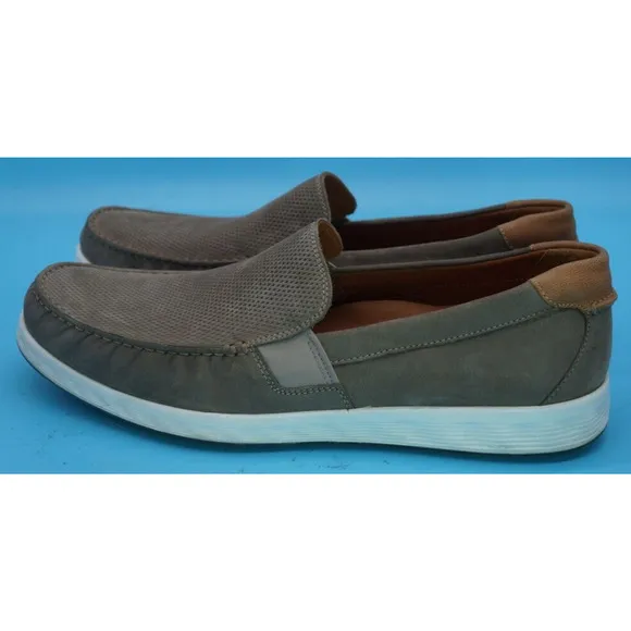Ecco S Lite Moc Slip On Loafers Shoes Mens US 13 - 13.5 EU 47 Gray Suede