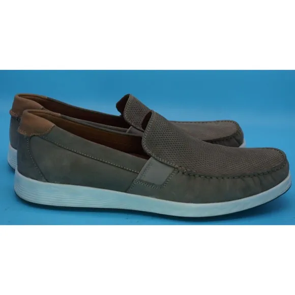Ecco S Lite Moc Slip On Loafers Shoes Mens US 13 - 13.5 EU 47 Gray Suede