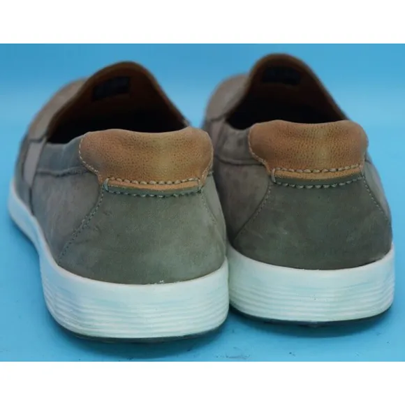 Ecco S Lite Moc Slip On Loafers Shoes Mens US 13 - 13.5 EU 47 Gray Suede