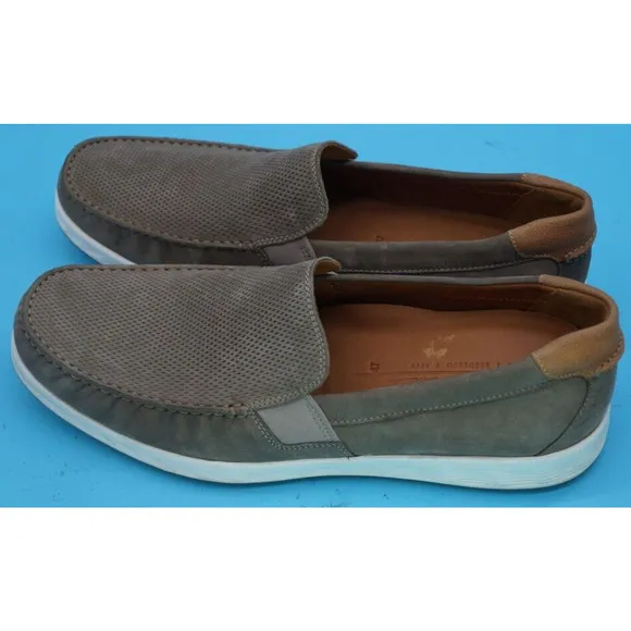 Ecco S Lite Moc Slip On Loafers Shoes Mens US 13 - 13.5 EU 47 Gray Suede