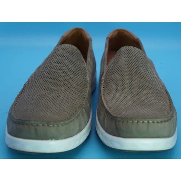 Ecco S Lite Moc Slip On Loafers Shoes Mens US 13 - 13.5 EU 47 Gray Suede