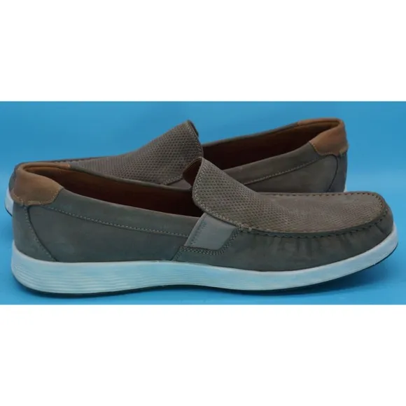 Ecco S Lite Moc Slip On Loafers Shoes Mens US 13 - 13.5 EU 47 Gray Suede