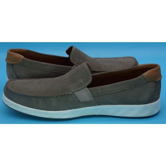 Ecco S Lite Moc Slip On Loafers Shoes Mens US 13 - 13.5 EU 47 Gray Suede