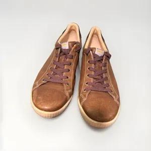 ECCO Spikeless Golf Shoes Brown Leather Casual Comfort Men's US Sz 9-9.5, EU 43