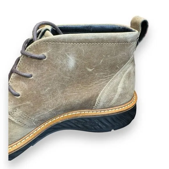 Ecco St.1 Hybrid GTX Gore-Tex Ankle Chukka Beige Boots Mens Sz US 6-6.5 New