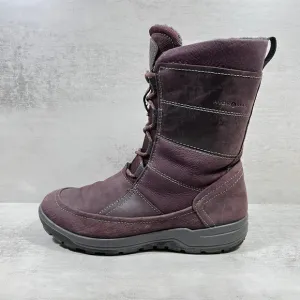 Ecco Trace Lite Hydromax Leather Winter Boots - Women's Size 7