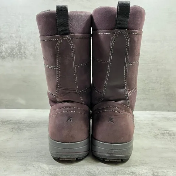 Ecco Trace Lite Hydromax Leather Winter Boots - Women's Size 7