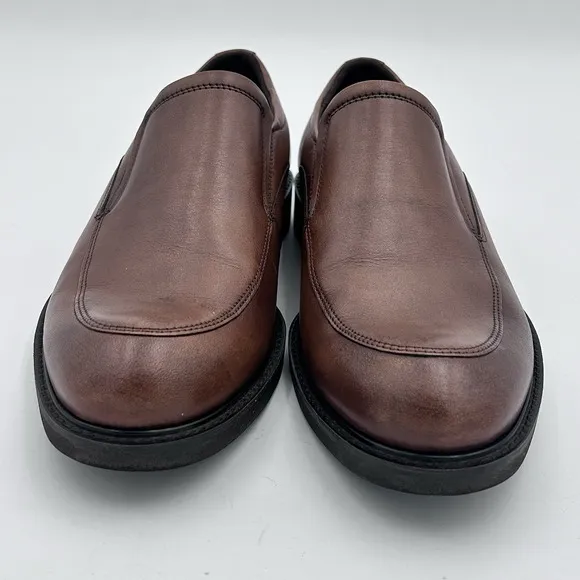 ECCO Vitrus Men's Brown Leather Slip-On Dress Shoes EU 42 US 8 NWOB