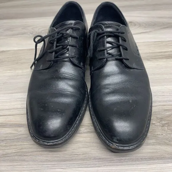 ECCO Vitrus Men's Dress Shoes Size EU 44 US 10 Leather Black