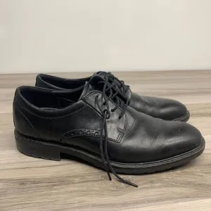 ECCO Vitrus Men's Dress Shoes Size EU 44 US 10 Leather Black