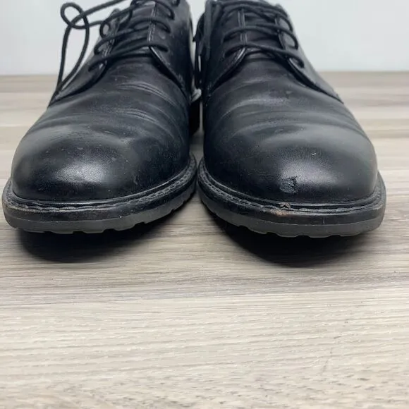 ECCO Vitrus Men's Dress Shoes Size EU 44 US 10 Leather Black