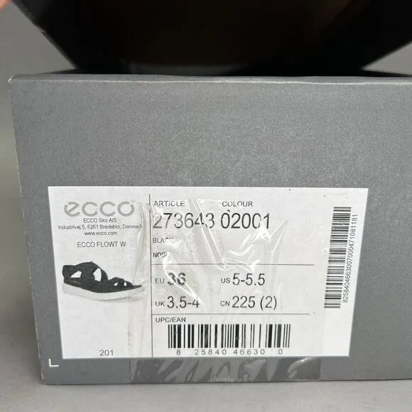 Ecco Women's Size 5.5 Flowt Elastic Strap Sandals