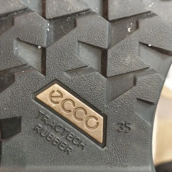 Ecco Gore-tex Fur Trim Sude Winter Boots Sz 35