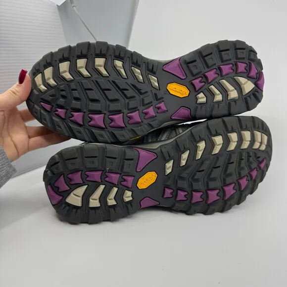 Eddie Bauer Boots Womens Size 9.5 Low Top Lukla Pro Weatherproof Hiking Vibram