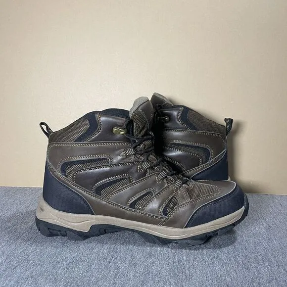 Eddie Bauer Fairmont Men Boots Hiking Brown Sz 9