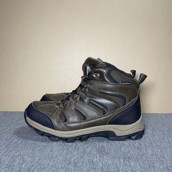 Eddie Bauer Fairmont Men Boots Hiking Brown Sz 9
