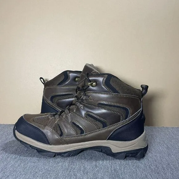 Eddie Bauer Fairmont Men Boots Hiking Brown Sz 9
