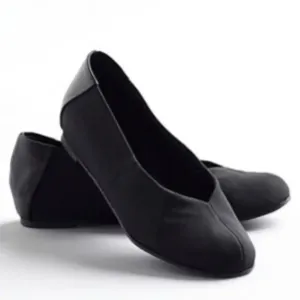 Eileen Fisher Grossgrain &amp; Leather Ballet Flats