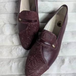 Elegant Burgundy Loafers for Men
