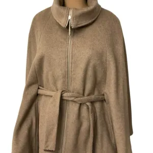 Elegant Calvin Klein Women’s Belted Cape Jacket Size L-XL