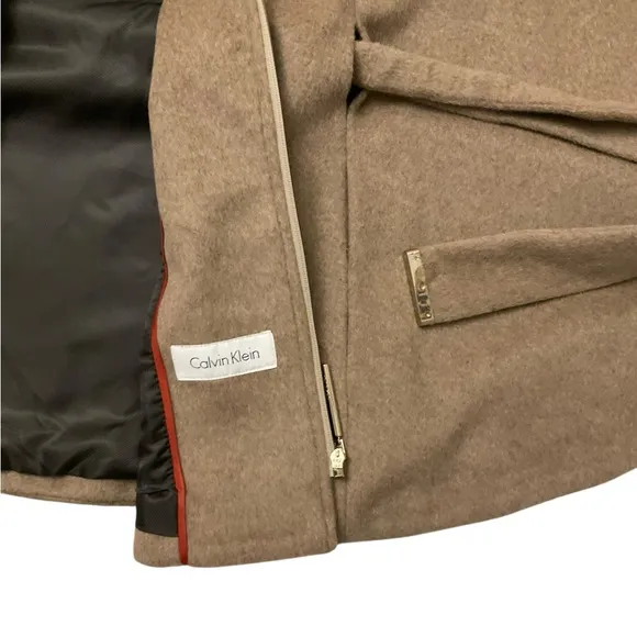 Elegant Calvin Klein Women’s Belted Cape Jacket Size L-XL