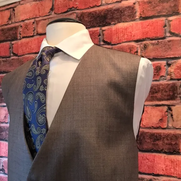 Elegant Tan Dress Vest