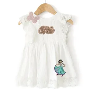 Encanto Smash Cake Lace First Birthday Outfit Dress Clothes Disney One Mirabel