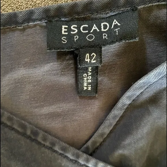 Escada Sport- Navy Spaghetti Strap Dress Sz 12