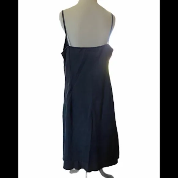 Escada Sport- Navy Spaghetti Strap Dress Sz 12