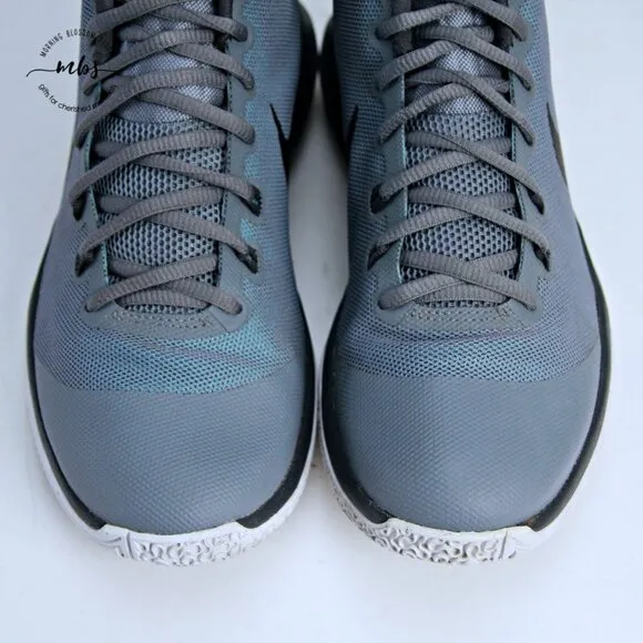 EUC Nike Air Versitile Basketball Shoes Blue Gray Men 8