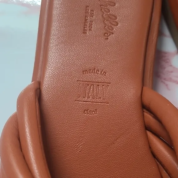 EUC Seychelles Simply the Best Terracotta Slide Sandals Sz 6.5