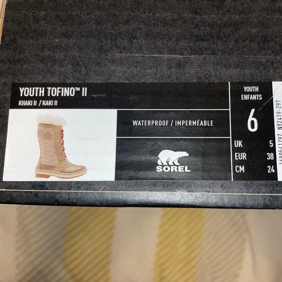 EUC Sorel Youth Tofino II Winter Boots