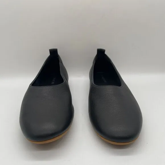 Everlane Flats Shoe Women Sz 8.5 Black Leather The Day Glove Flats Ballet Preppy