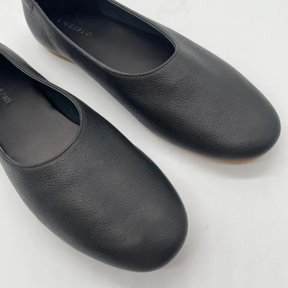 Everlane Flats Shoe Women Sz 8.5 Black Leather The Day Glove Flats Ballet Preppy