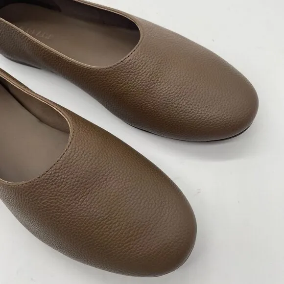 Everlane Flats Shoe Womens Sz 10 Cocoa Brown Leather The Day Glove Flats Ballet