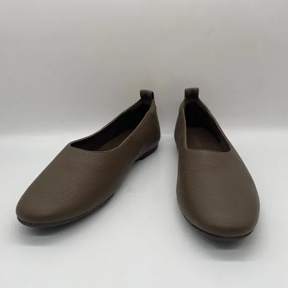 Everlane Flats Shoe Womens Sz 10 Cocoa Brown Leather The Day Glove Flats Ballet