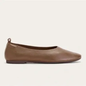Everlane Flats Shoe Womens Sz 10 Cocoa Brown Leather The Day Glove Flats Ballet