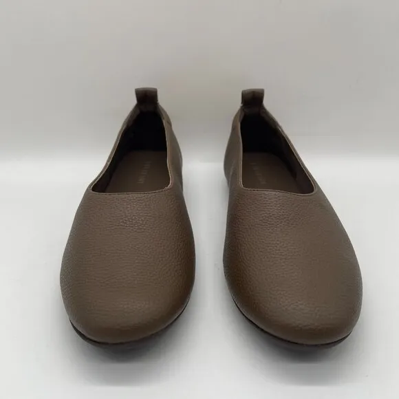 Everlane Flats Shoe Womens Sz 10 Cocoa Brown Leather The Day Glove Flats Ballet
